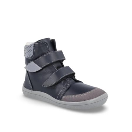 BEDA VYŠŠÍ ZIMNÍ BF 0004/W/SO/MK LUC Black/Grey | Dětské zimní zateplené barefoot boty