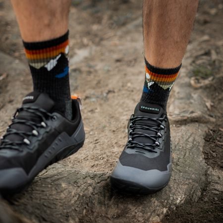 GROUNDIES ALL TERRAIN LOW 2.0 Black | Barefoot outdoorové boty