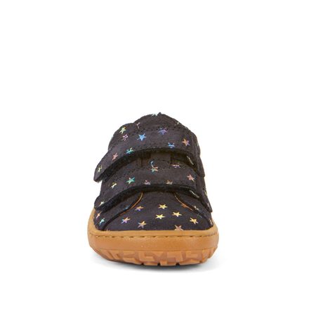 FRODDO TENISKY BASE LEATHER D-VELCRO STARS | Dětské barefoot tenisky