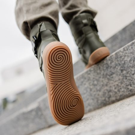 SHAPEN FROSTY 2.0 Olive | Zimní zateplené barefoot sněhule