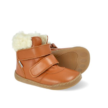 PEGRES ZIMNÍ SKINNY SBF42 Hnědá | Dětské zimní zateplené barefoot boty 5