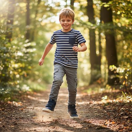 BUNDGAARD NERO Navy | Dětské celoroční barefoot boty