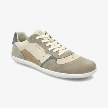 GROUNDIES NOVA GO1 WOMEN Beige Sage Green | Dámské barefoot tenisky