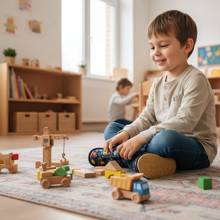 CRAVE Lorries | Children's barefoot slippers