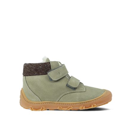 RICOSTA NICO Eucalyptus | Dětské zimní zateplené barefoot boty