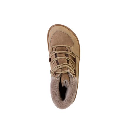 FRODDO UP FURRY W TEX Taupe | Zimní zateplené barefoot boty