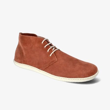 GROUNDIES MILANO Soft Cognac | Ankle Barefoot Shoes