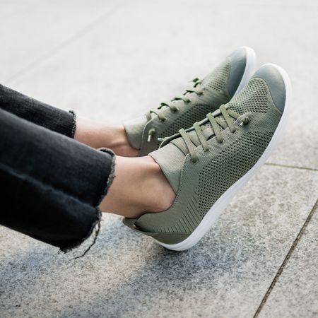 REIMA ASTELU VEGAN Greyish Green | Barefoot tenisky