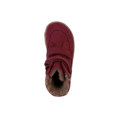 FRODDO ZERU TEX WINTER Bordeaux | Dětské zimní zateplené barefoot boty