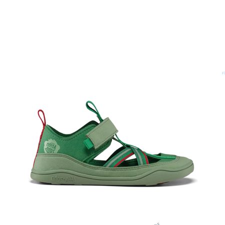 AFFENZAHN SANDAL VEGAN BREEZE FROG Green | Dětské barefoot sandály 1