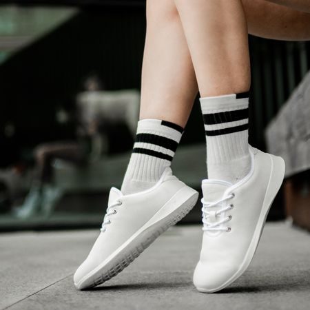 GROUNDIES BALANCE 2.0 White | Barefoot tenisky