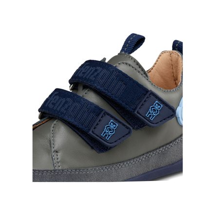 AFFENZAHN SNEAKER LEATHER BUDDY BEAR Grey Blue 4