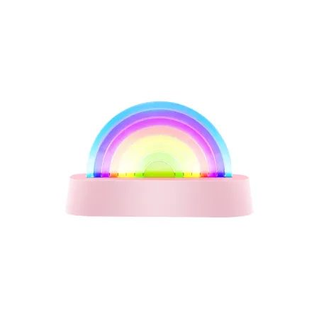 TANČÍCÍ LAMPA DUHA Růžová