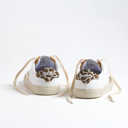 FLEETERS Peach Leopard | Dámské barefoot tenisky