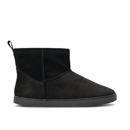 GROUNDIES COZY BOOT Low Black | Dámské barefoot válenky