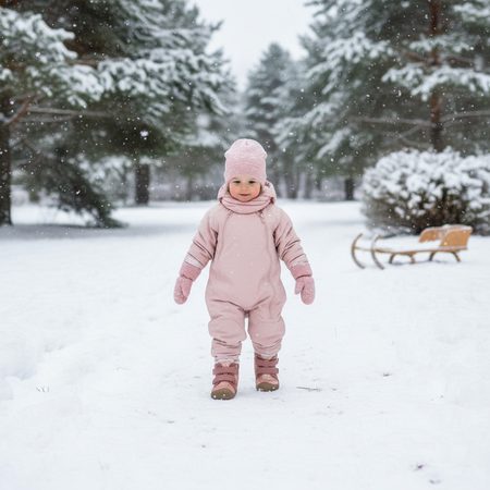 BUNDGAARD BLOOM Goldstream | Dětské zimní zateplené barefoot boty