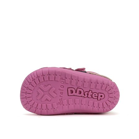 D.D.STEP S070-51253 CELOROČNÍ TENISKY Dark Pink | Dětské barefoot tenisky