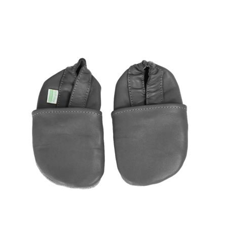 HOPI HOP BAREFOOT KOŽENÉ CAPÁČKY Tmavě šedé 1