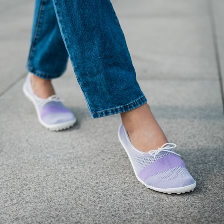 LEGUANO STYLE Lavenda | Dámské barefoot baleríny