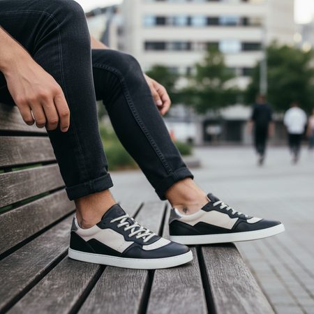 GROUNDIES NOVA Special Black / Silver | Women's sneakers