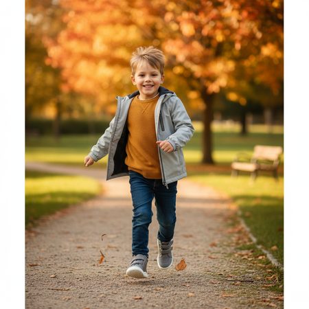 BABY BARE FEBO FALL Grey Asfaltico | Children's all-year barefoot shoes