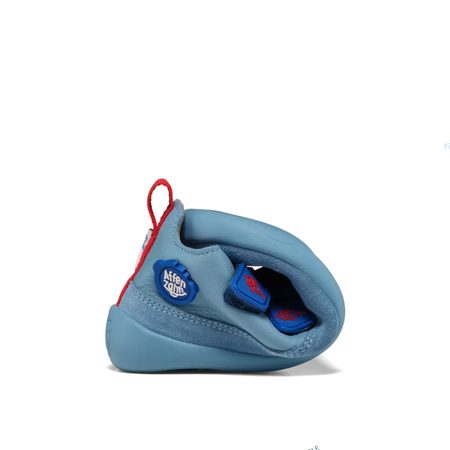 AFFENZAHN SNEAKER LEATHER BUDDY SHARK Blue | Dětské barefoot tenisky  8