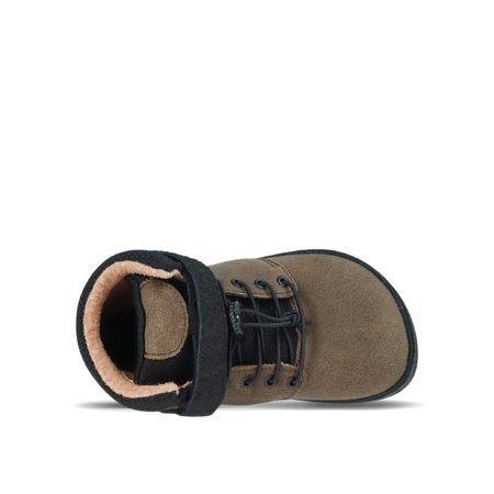 PEGRES CELOROČNÍ BF 56L Zelené | Dětské celoroční barefoot boty