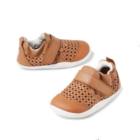 BOBUX XPLORER GO PUNCH Caramel | Dětské barefoot tenisky 4