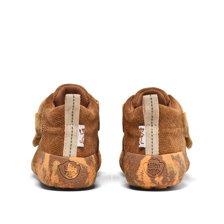 AFFENZAHN PREWALKER LOWBOOT LEATHER TALKY Affenzahn Brown | Dětské první barefoot botičky