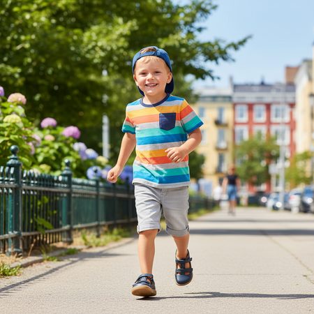CRAVE SHELLWOOD 2.0 Navy | Kids barefoot sandals