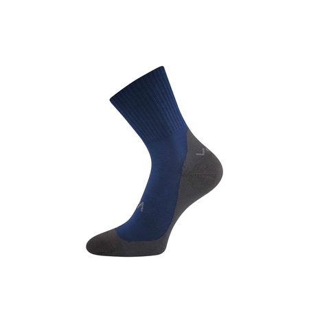 ANATOMICALLY SHAPED BAREFOOT TERRY SOCKS dark blue