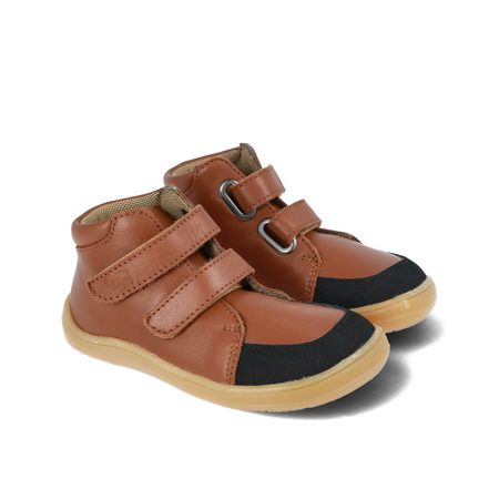 BABY BARE FEBO FALL Brown | Dětské celoroční barefoot boty