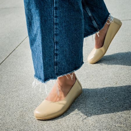 ANGLES ANTIOPA Beige | Dámské barefoot baleríny