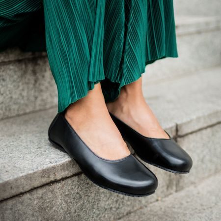 ANGLES ANTIOPA Black | Dámské barefoot baleríny