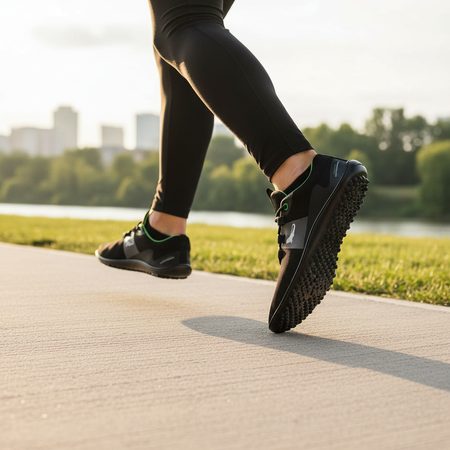 LEGUANO SPINWYN Black | Barefoot sportovní tenisky