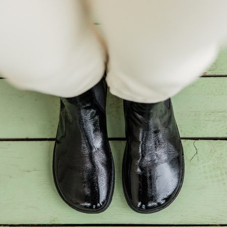 SHAPEN MAJESTY Black | Dámské chelsea barefoot boty