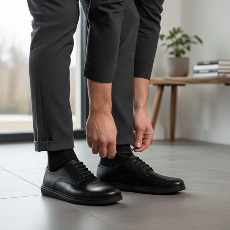 GROUNDIES TRENTO Black | Barefoot polobotky