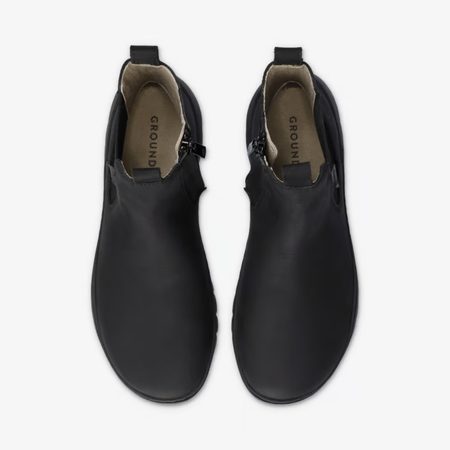 GROUNDIES EVERYDAY CHELSEA 2.0 Black | Dámské barefoot chelsea