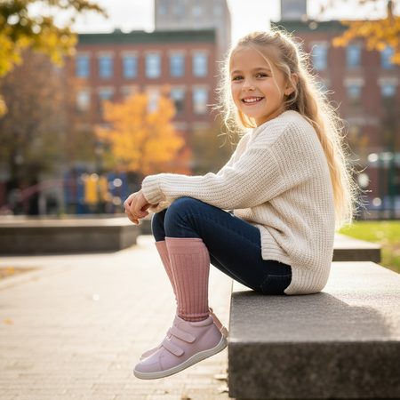 BABY BARE FEBO FALL Cotton Candy | Children's Year-Round Barefoot Shoes