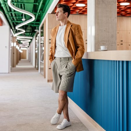 SHAPEN TENISKY FEELIN Uni White Leather | Barefoot tenisky