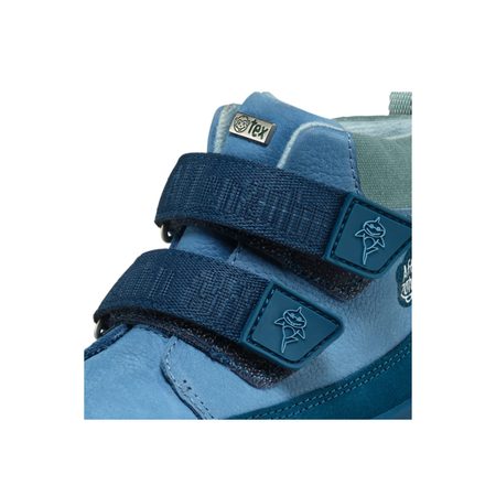 AFFENZAHN LOWBOOT LEATHER FRIENDY SHARK Blue | Dětské celoroční barefoot boty