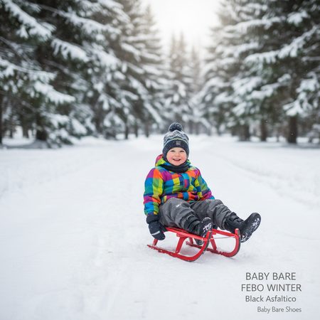 BABY BARE FEBO WINTER Black Asfaltico