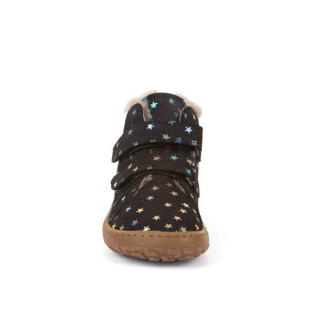 FRODDO ZIMNÍ FURRY Stars | Dětské zimní zateplené barefoot boty