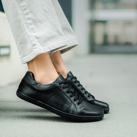 ANGLES LINOS Black | Barefoot tenisky