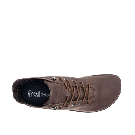 FREET ESK Brown | Barefoot kotníkové boty