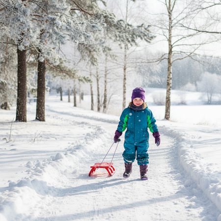 CRAVE BLIZZARD Purple | Dětské zimní zateplené boty