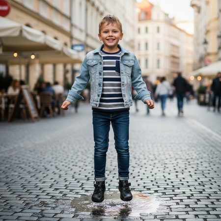 PEGRES CELOROCKY BF52 0.1 Black | Children's all-season barefoot shoes