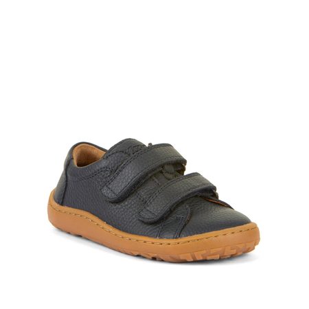 FRODDO TENISKY BASE LEATHER D-VELCRO Dark Blue | Dětské barefoot tenisky