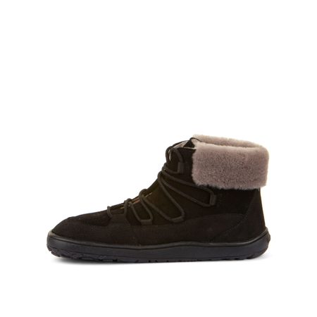 FRODDO UP FURRY W TEX Black | Zimní zateplené barefoot boty