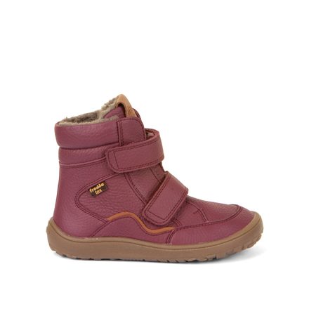 FRODDO VYŠŠÍ KOŽENÉ BOTY WAVE Zimní Bordeaux 2